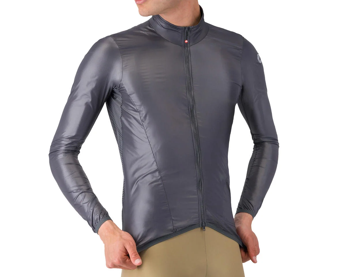 Castelli Aria Shell 2 Jacket (Dark Grey) (3XL)